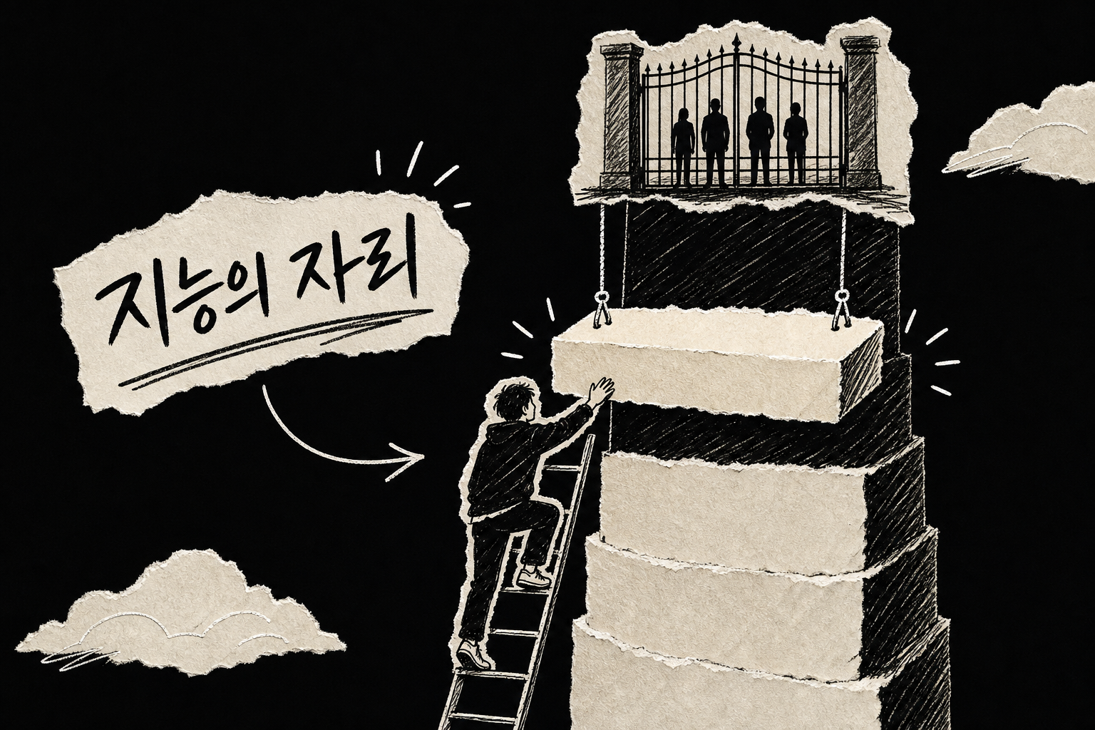 모델 소유는 소수의 것이지만, 그 위에 얹는 자리는 누구에게나 열렸다