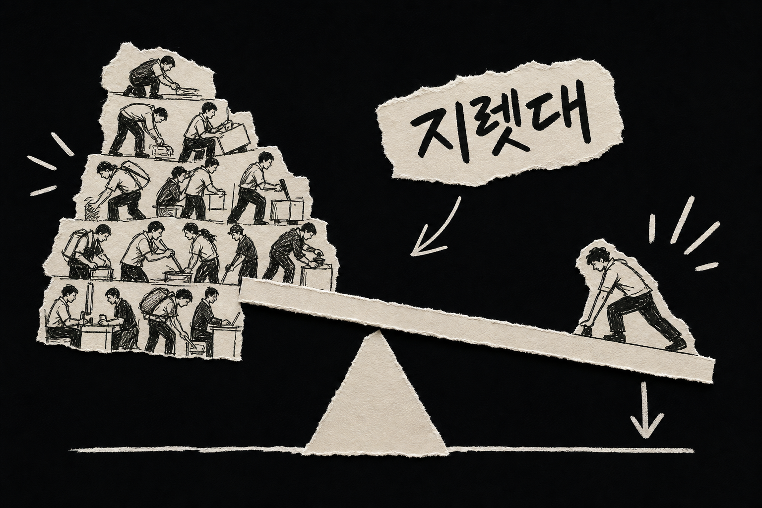 지렛대: 한 사람의 결정이 만인의 노동을 들어올린다